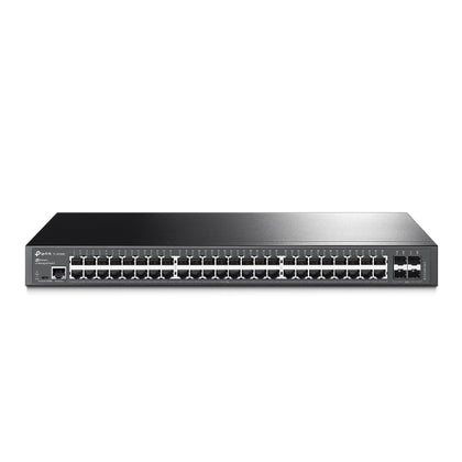 TP-Link TL-SG3452 JetStream 48-Port Gigabit L2 Managed Switch, 4 SFP Slots, Omada SDN, Centralised Mgt, Static Routing  (T2600G-52TS) TP-LINK