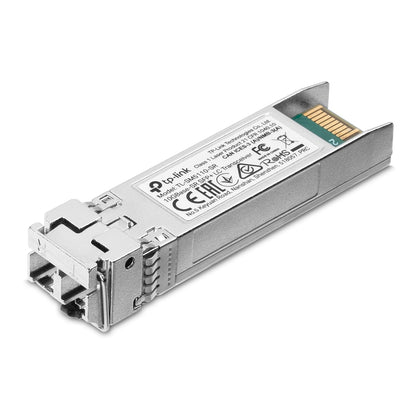TP-Link TL-SM5110-SR 10GBase-LR 10GBase-SR SFP+ LC Transceiver Multi Mode Hot-Pluggable Supports Digital Diagnostic Monitoring SFP+ MSA Compatible TP-LINK