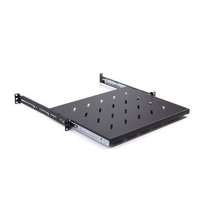 LDR Sliding 1U Shelf Recommended for 450mm to 600mm Deep Server Racks, Supports rail to rail depth of 365mm to 500mm LDR