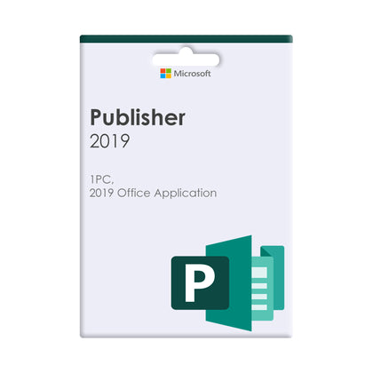 Microsoft Publisher 2019 Volume Licence, 1 Licence, No Level freeshipping - Goodmayes Online