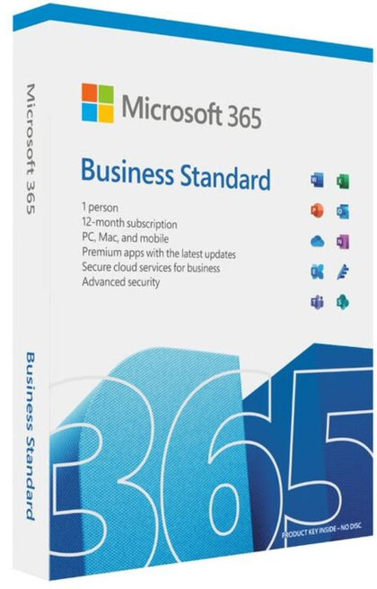 Microsoft 365 Business 2021 Standard Retail English APAC 1 User 1 Year Subscription, Medialess Microsoft