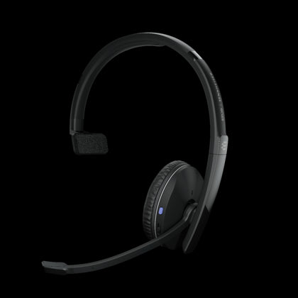EPOS Adapt 230 Mono Bluetooth Headset, Works with Mobile / PC, Microsoft Teams and UC Certified, upto 27 Hour Talk Time, Folds Flat, 2Yr -USB -A Sennheiser