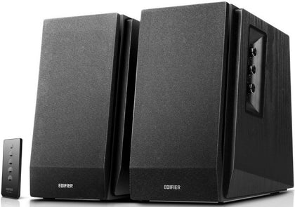 Edifier R1700BT Bluetooth Lifestyle Bookshelf Studio Speakers Black - BT/Dual 3.5mm AUX/Limited Distortion DSP/DRC/Classic Wood Finish EDIFIER