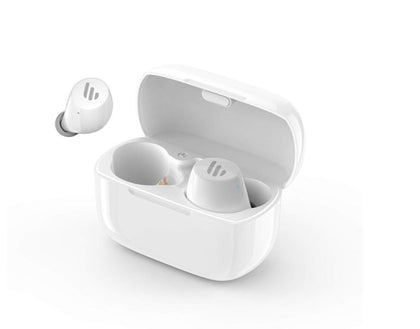 Edifier TWS1 Bluetooth Wireless Earbuds - WHITE/Dual BT Connectivity/Wireless Charging Case/12 hr playtime/9 hr Charge Earphones (LS) EDIFIER