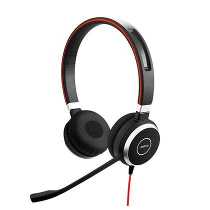 *EOL - Jabra Evolve 40 MS Stereo USB-C Professional Headset, Suitable for Computer & Mobile Device, Microsoft Teams Certified, 2ys Warranty