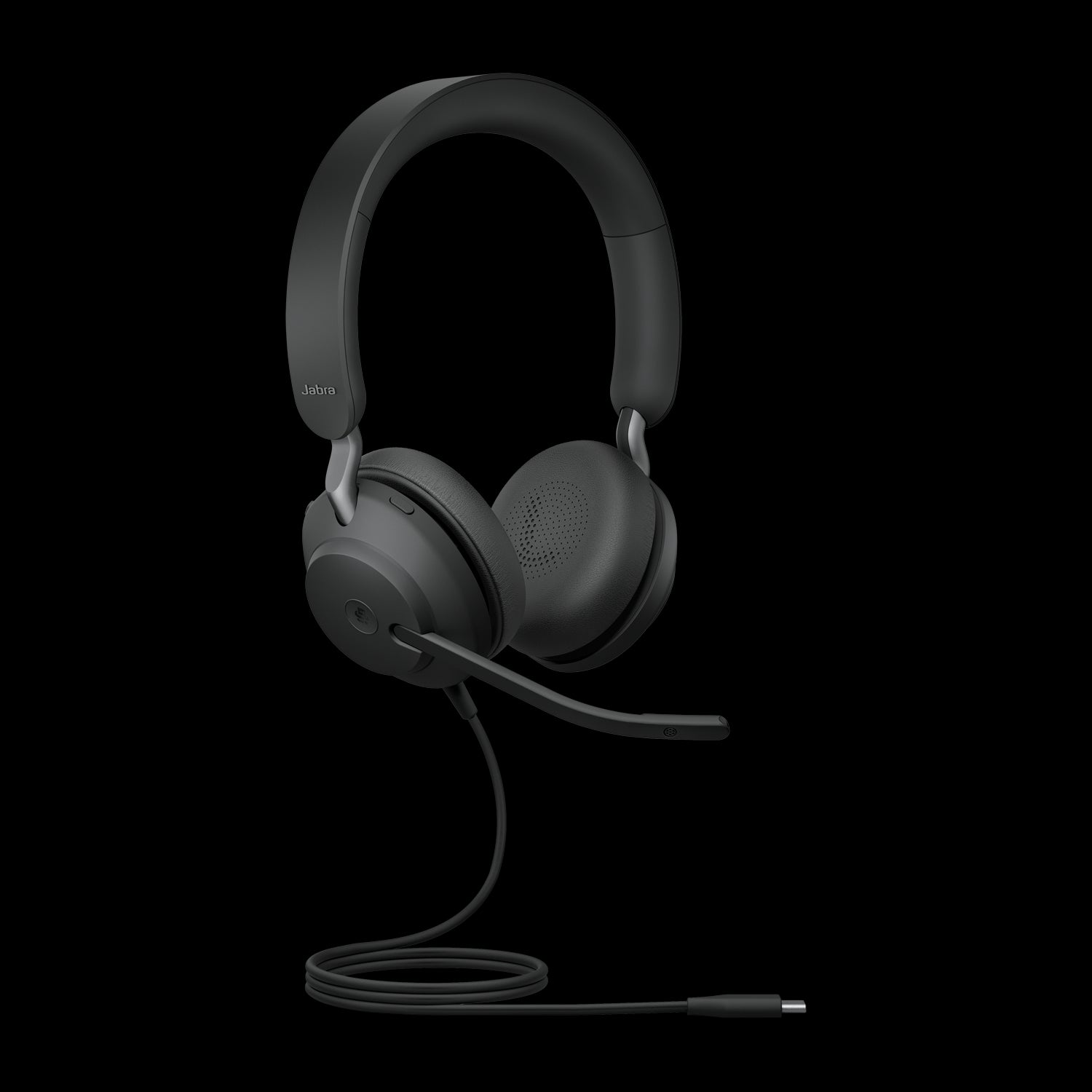 Jabra Evolve2 SE Headset, Warranty Ear Stereo Noise -(SPJ-EVL2-40SE-S-MS-C) 40 360° MS Light, 2Yr Busy USB-C Isolationg Cushions, Wired