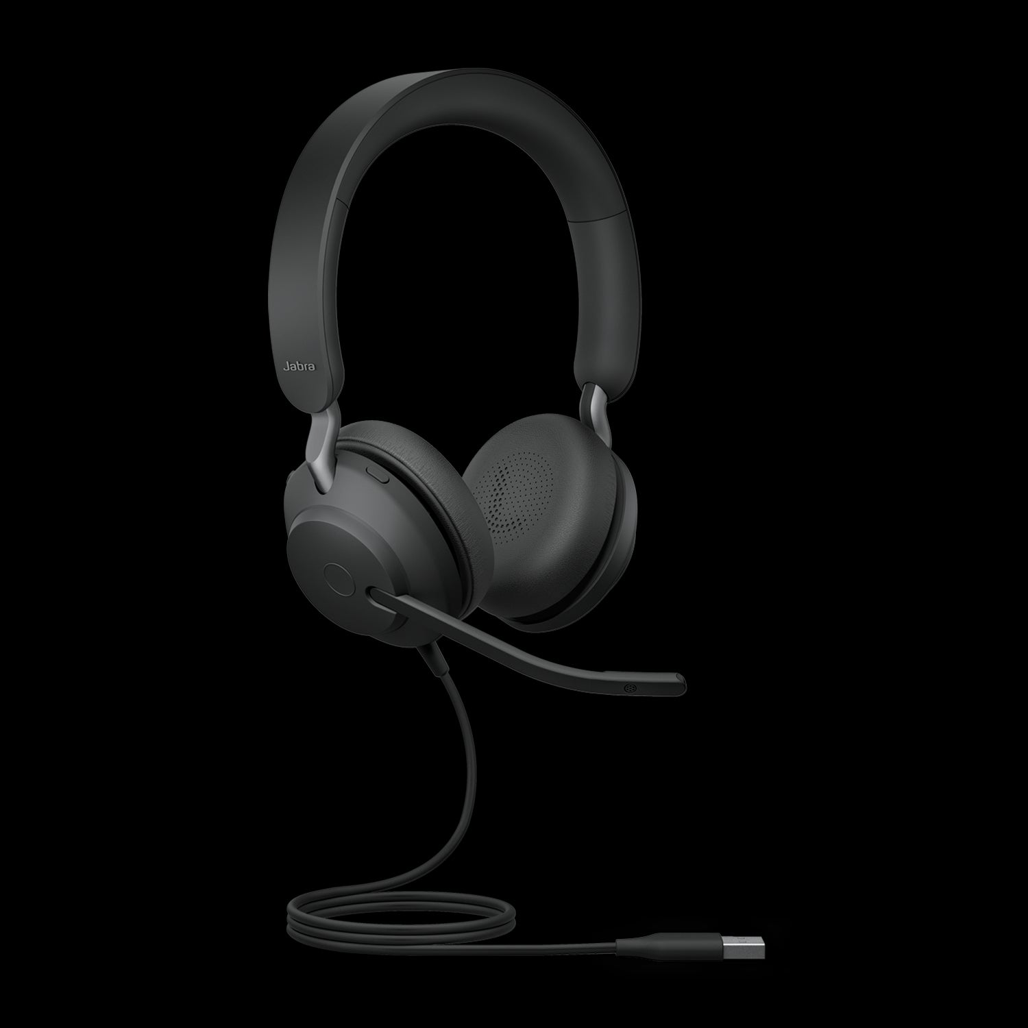 Jabra Evolve2 40 SE Wired USB-A UC Stereo Headset, 360° Busy Light, Noise Isolationg Ear Cushions, 2Yr Warranty