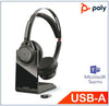 Plantronics/Poly B825-M Voyager Focus UC BT Headset with charging stand,Teams, 12 hours talk time, active noise canceling