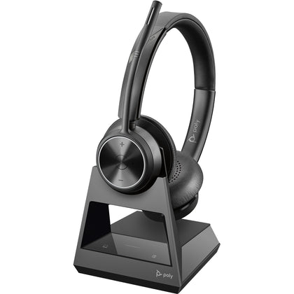 Plantronics/Poly Savi 7320 Office, Headset, Dual, DECT Wireless, great for Desk phone and PC, crystal clear audio, up to 13 hours talk