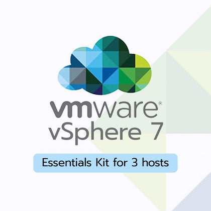 LENOVO - VMware vSphere 7 Essentials Kit for 3 hosts (Max 2 processors per host) License freeshipping - Goodmayes Online