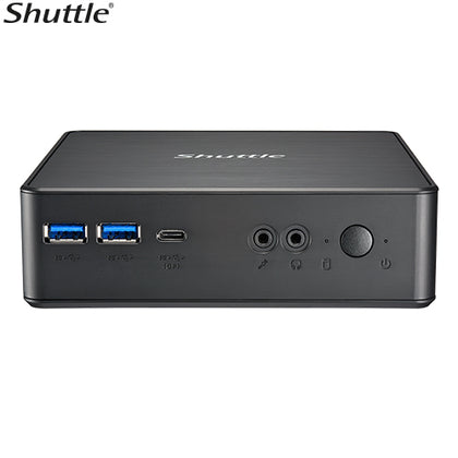 Shuttle NC40U Slim Mini PC, 1L Barebone - Celeron 7305, HDMI, DP, VGA, RJ45, LAN, 2xDDR4, 2.5' HDD/SSD, VESA mount