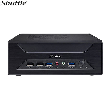Shuttle XH510G Slim Mini PC 5L Barebone - Intel 11/10th Gen, PCIe x16, PCIe x1, LAN, HDMI, DP, 2x DDR4, 2.5' HDD/SSD bay, 2xM.2 2280, 180W