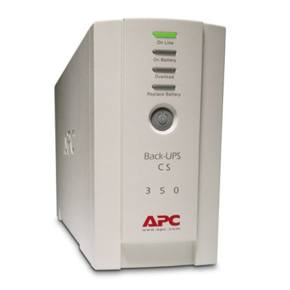 APC Back-UPS 350VA/210W Standby UPS, Tower, 230V/10A Input, 4x IEC C13 Outlets, Lead Acid Battery, User Replaceable Battery