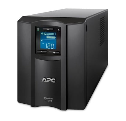 APC Smart-UPS C 1000VA/600W Line Interactive UPS, Tower, 230V/10A Input, 8x IEC C13 Outlets, Lead Acid Battery, SmartConnect Port APC