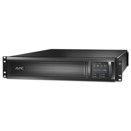 APC Smart-UPS X 3000VA/2700W Line Interactive UPS, 2U RM/Tower, 230V/16A Input, 1x IEC C19 & 8x IEC C13 Outlets, Lead Acid Battery, W/ Network Card APC