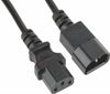 Astrotek Power Extension Cable 2m - Male to Female Monitor to PC or PC/UPS to Device IEC C13 to C14 Astrotek