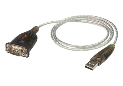Aten USB to RS232 converter with 1m cable，  921.6 Kbps Transfer Rate, Compatible with Windows, Mac, Linux Aten