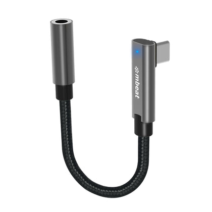 mbeat Elite USB-C to 3.5mm Audio Adapter - Add Headphone Audio Jack to USB-C Computers, Laptops, Notebooks, Tablets, Smartphones -  Space Grey MBEAT