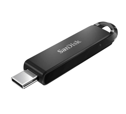 SanDisk Ultra USB Type-C Flash Drive, CZ460 64GB, USB Type C 3.1, Black, Super-thin Retractable, 5Y Sandisk