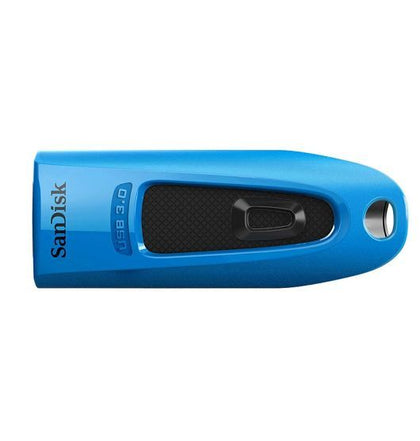 SanDisk Ultra 32GB USB3.0 Flash Drive ~130MB/s Memory Stick Thumb Key Lightweight SecureAccess Password-Protected Retail 5yr BLUE Sandisk
