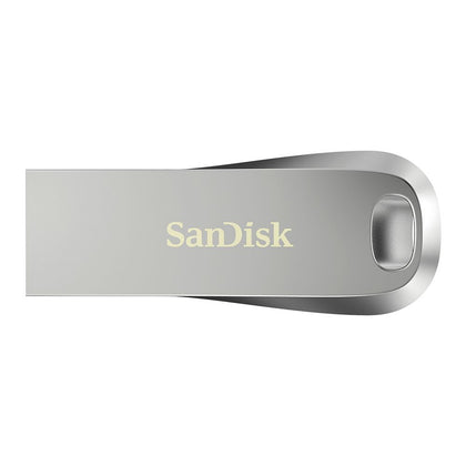 SanDisk 128GB Ultra Luxe USB3.1 Flash Drive Memory Stick USB Type-A 150MB/s capless sliver 5 Years Limited Warranty Sandisk