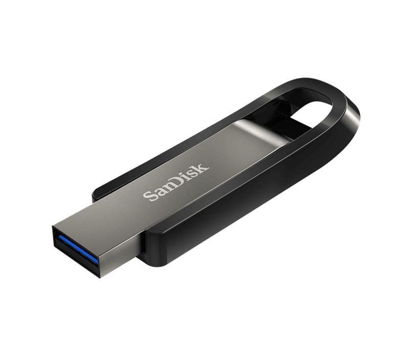 SanDisk 256GB Extreme GO USB3.2 Metal  Flash Drive USB-A 400MB/s SecureAccess™ encryption software2 Lifetime Lifetime Warranty Black Sandisk
