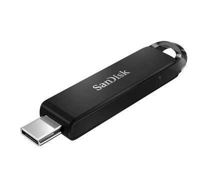 SanDisk Ultra USB Type-C Flash Drive, CZ460 128GB, USB Type C 3.1, Black, Super-thin Retractable, 5Y Sandisk