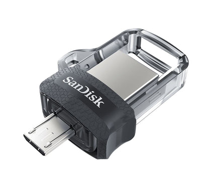 SanDisk Ultra Dual Drive m3.0 SDDD3 16GB USB3.0 & micro-USB connector OTG-enabled 150MB/s Flash Drive Memory Stick Android Smartphone Tablet Macs PCs freeshipping - Goodmayes Online