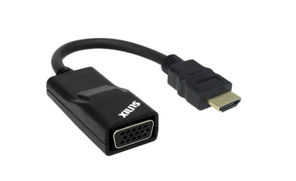 (LS) Sunix HDMI to VGA Adapter; Compliant with HDMI 1.4b; Output Resolution 1920x1200, HDTV Resolution 1080P(LS)