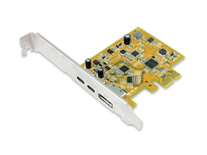 Sunix USB 3.1 10G & DisplayPort Alt-Mode PCI Express Host Card with Dual USB Type-C Receptacles Sunix