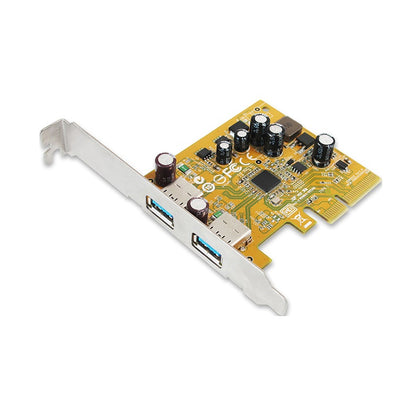 Sunix USB2312 USB 3.1 Enhanced SuperSpeed Dual ports PCI Express Host Card with Type-A Receptacle Sunix