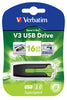 Verbatim 16GB V3 USB3.0 Green Store'n'Go V3; Rectractable USB Storage Drive Memory Stick Verbatim