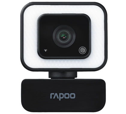 RAPOO C270L FHD 1080P Webcam - 3-Level Touch Control Beauty Exposure LED, 105 Degree Wide-Angle Lens, Built-in/Double Noise Cancellation Microphone Rapoo