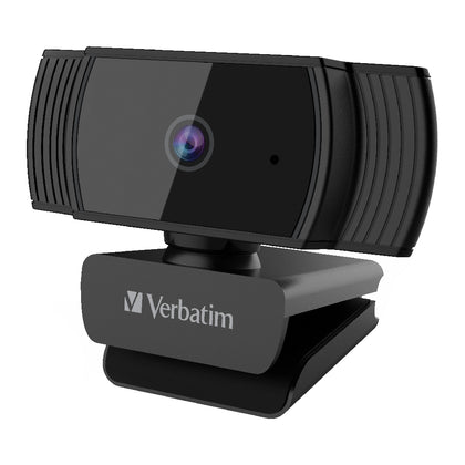 Verbatim Webcam Full HD 1080P with Auto Focus - Black Verbatim